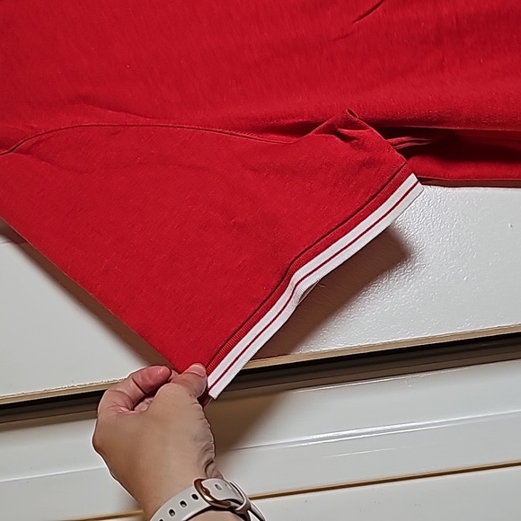 NWT Michael Kors L heathered red polo - Picture 5 of 7